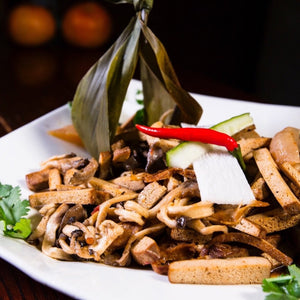 Large Fried Dry Tofu, Konjac, Seiten and Mushroom